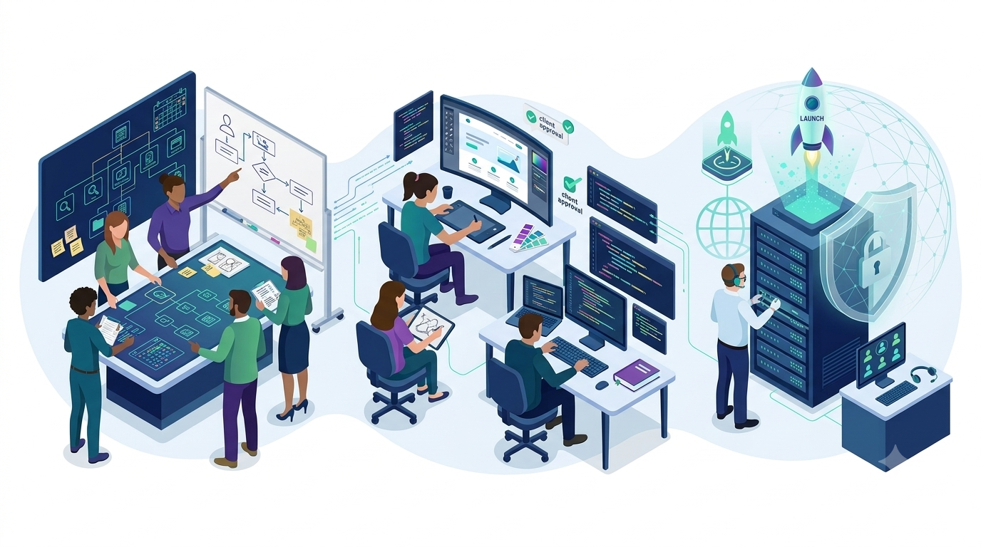 Our website development process